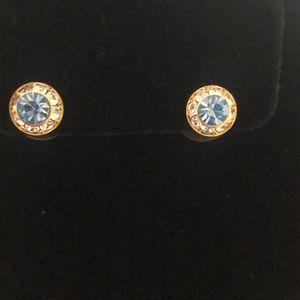 Pair of Crystal Stud Earrings